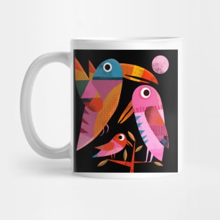 Three Birds at Night Mug